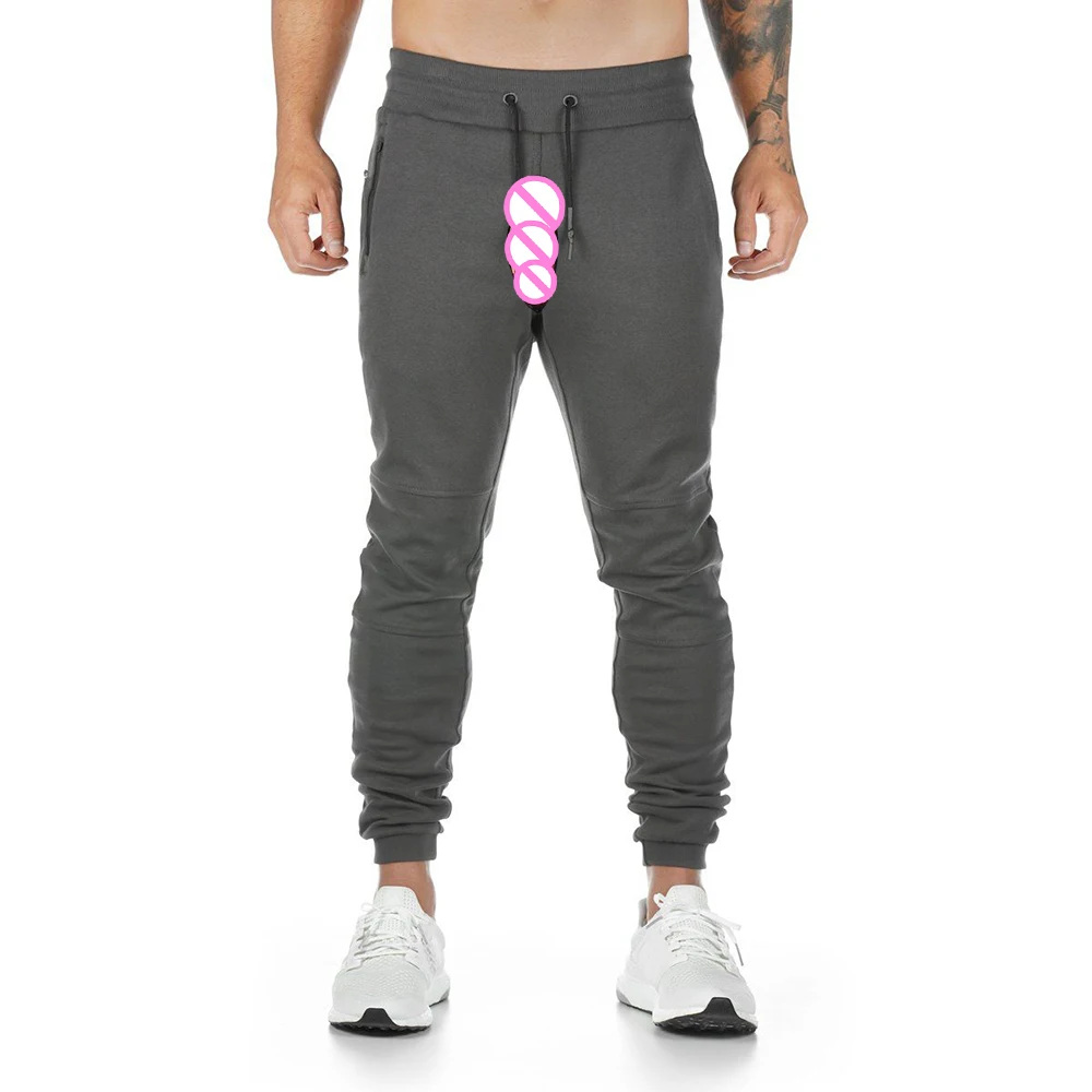 Moletom de fenda aberta invisível masculino, calça esportiva casual, calça de treino e corrida, fitness ao ar livre, basquete, tendência, 2024