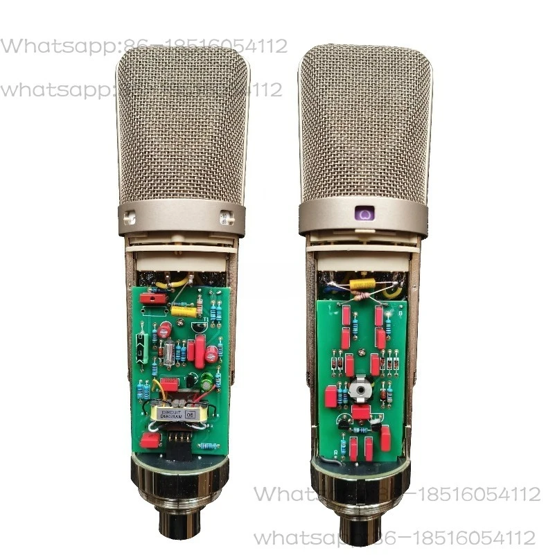 

Handmade Three-finger Duplicate U87 Condenser Microphone Live Streaming Host Live Recording Studio Singing Book