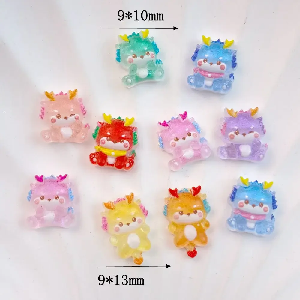 50PCS New Cute cartoon mini dinosaur 3D Cabochon Scrapbooking DIY Jewelry Ornament Manicure Decorate Accessories