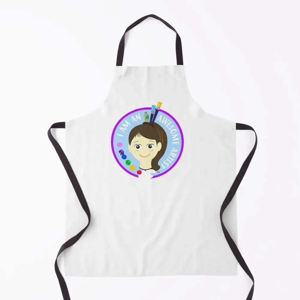 

I AM AN AWESOME ARTIST Apron waterproof for women Salon Apron