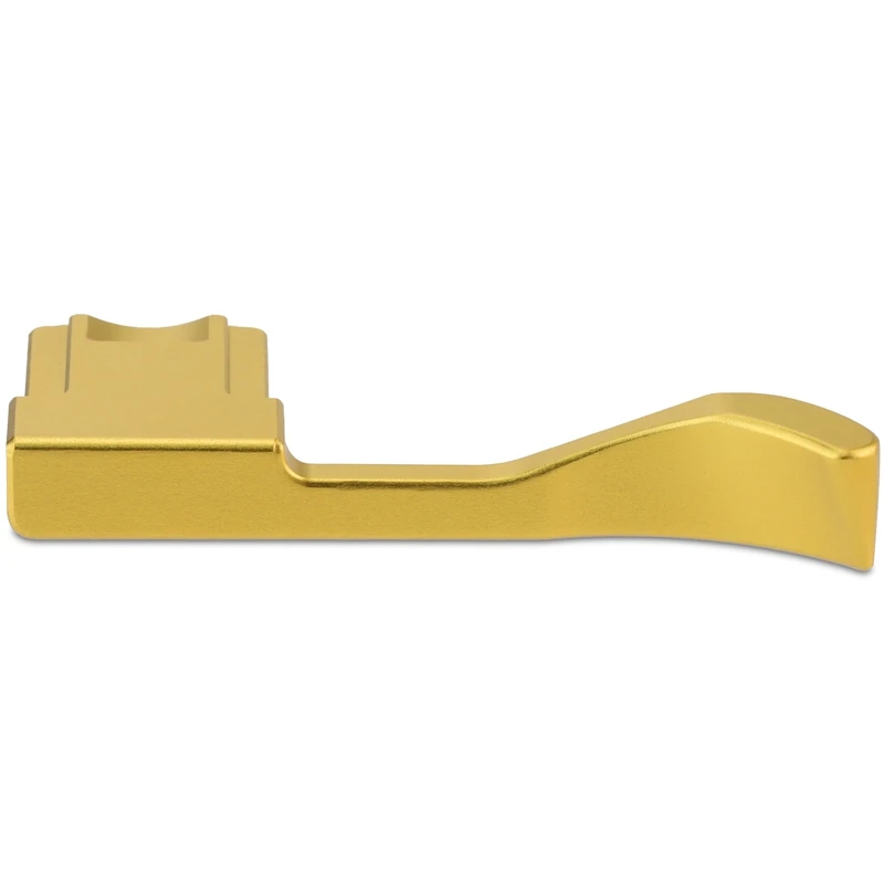 Haoge THB-XVG Metal Thumb Up Rest Hand Grip for Fujifilm X100VI Fujinon X100V Camera Accessories Gold Hot Shoe Thumb Up