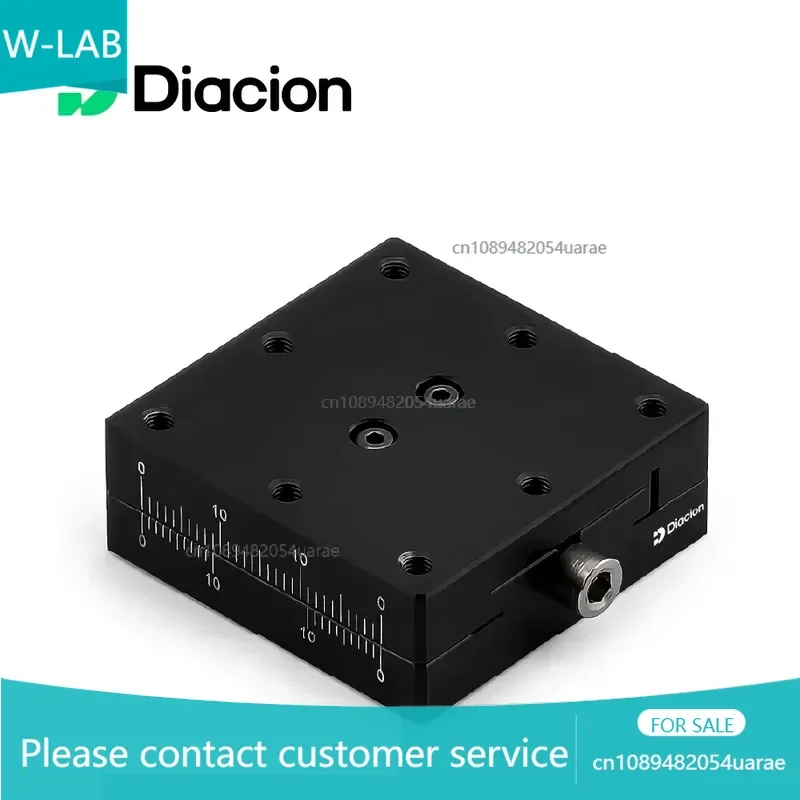 

WEEX25 Optical Stage Diacion 25*25mm Manual Positioning Dovetail X-axis Sliding Blocks Feed Screw Instrument Optics 1-Year