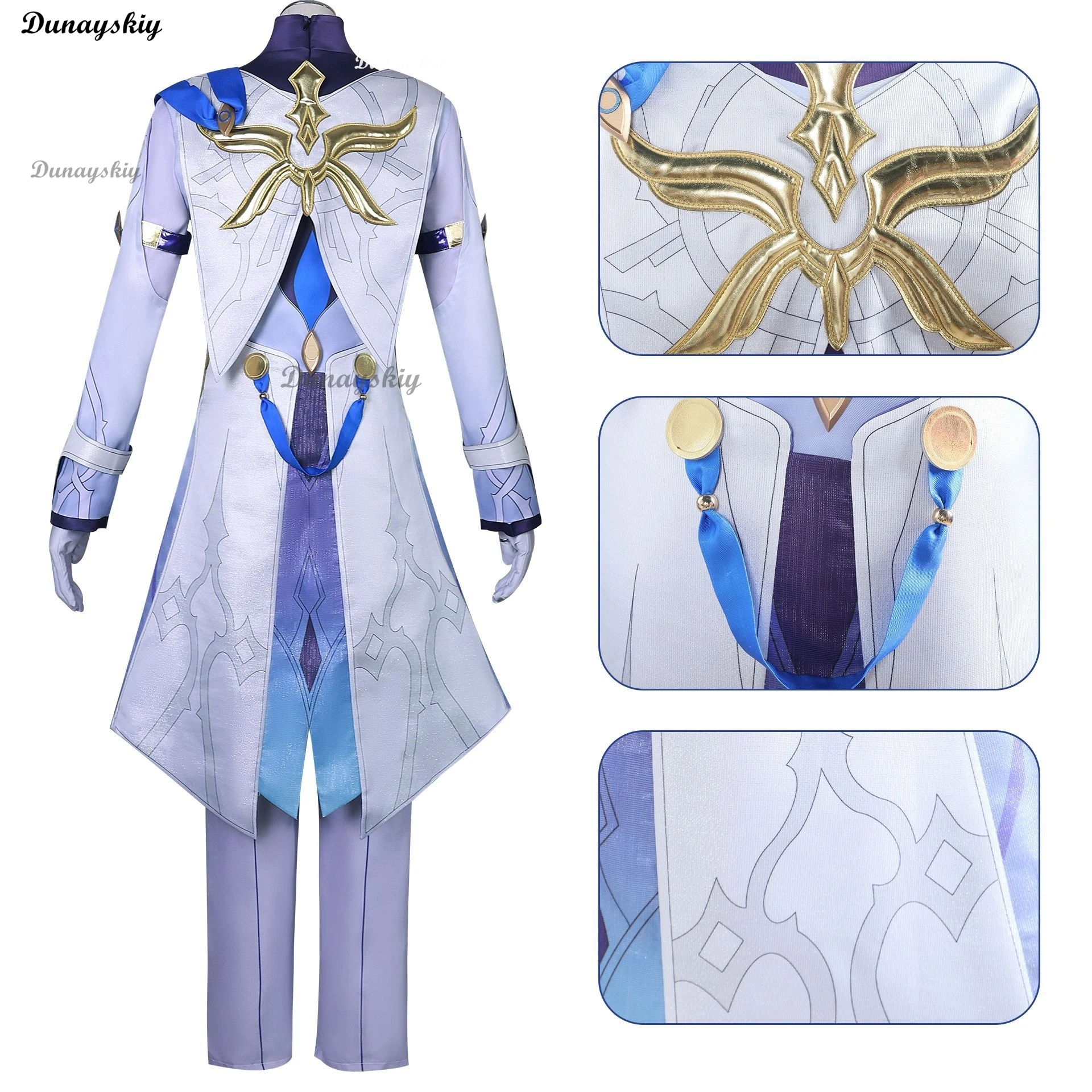 Spel Honkai Star Rail Nieuwste Sunday Cosplay Kostuum Pruik Schoenen Mr. Sunday Uniform Halloween Carnaval Rollenspel Outfits Party Prop