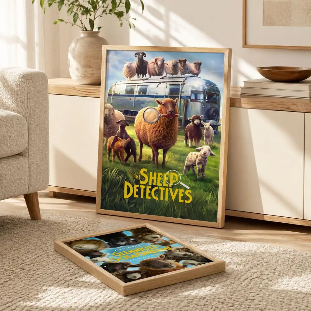 The Sheep Detectives Poster Water Proof Paper Print Room Decor Stickers Art Wall Decor Living Room