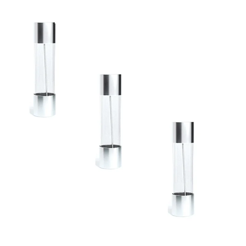 10 pieces of glass tube fuses, 5*20mm, fuse with ratings of 1A, 2A, 3A, 5A, 6A, 8A, 10A, 15A, 20A, for circuit protection.
