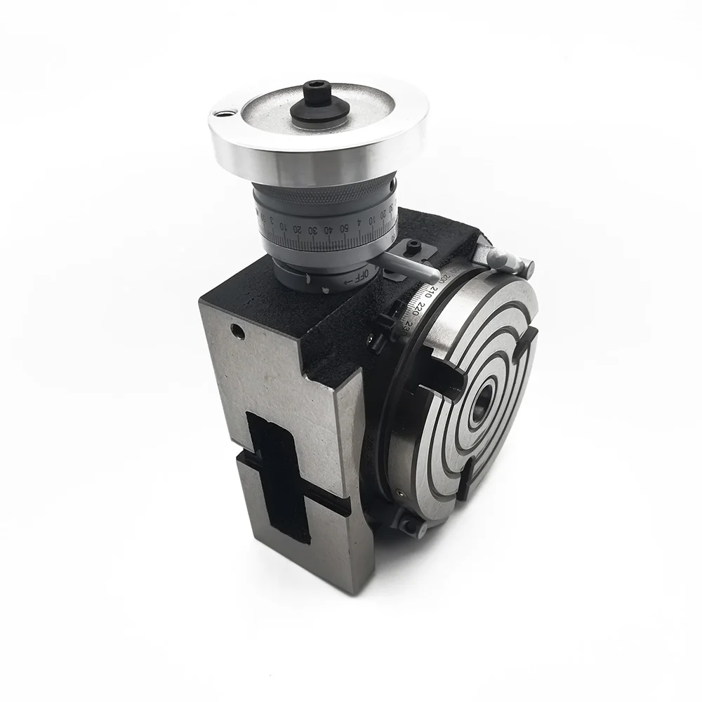 125mm Horizontal Vertical Rotary Table High Precision Milling Machine Indexing Rotary Worktable