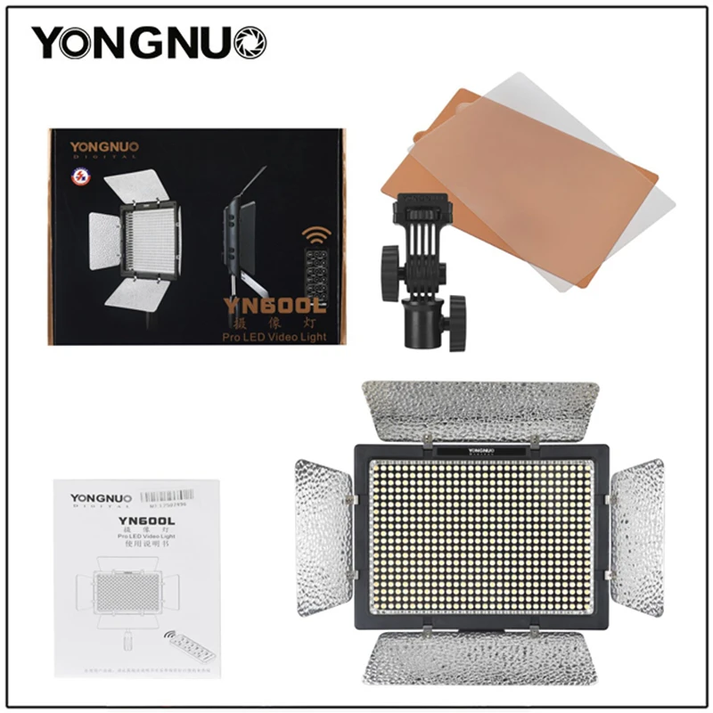YONGNUO YN600L 600 LED Video Light Panel 3200K-5600K Color