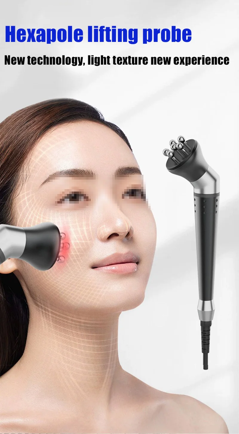 جهاز تجديد الوجه يشكلون قطعة أثرية على شكل حرف V لرفع الوجه، ثبات، مقدمة للحرارة، تقليل الخطوط الدقيقة