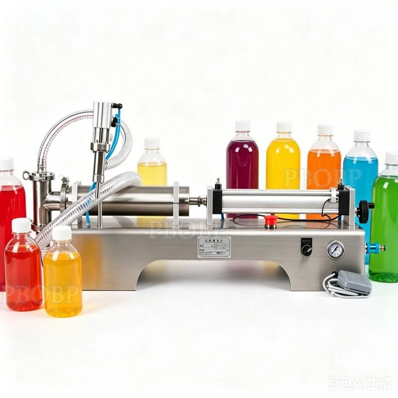 PBOBP Liquid Weighing Filling Machine Water Drinking Wine Juice Edible Oil Automatic Quantitative Dispensing Filler