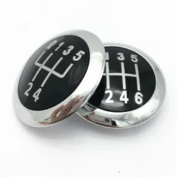 Manual Gear Shift Knob Top Cap Emblem Cover For Volkswagen VW Passat B6 2005 2006 2007 2008 2009 2011 Car Styling Accessories