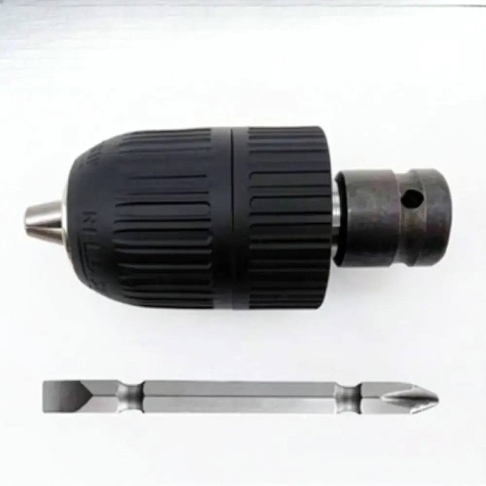Universal Drill Chuck Adapter For Power Wrench Conversion Tool Accessory Hand Tight Drill Bit Holder Hardware Repair Kit