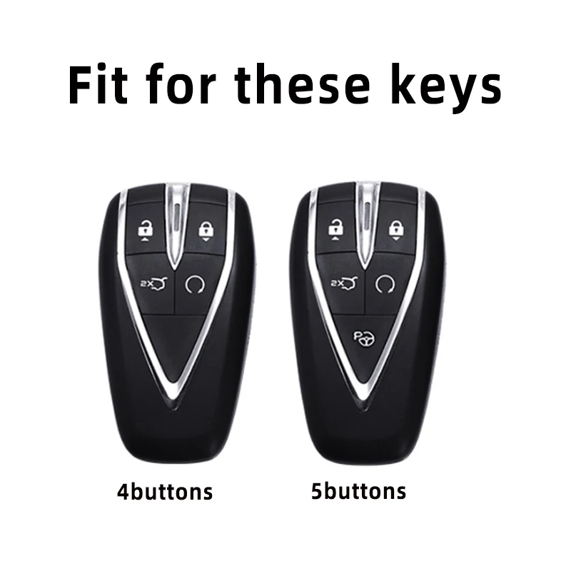 Daefar Auto untuk Changan CS35 PLUS CS75PLUS CS55PLUS Kulit TPU Mobil Remote Key Case Cover Shell Holder Tas Gantungan Kunci