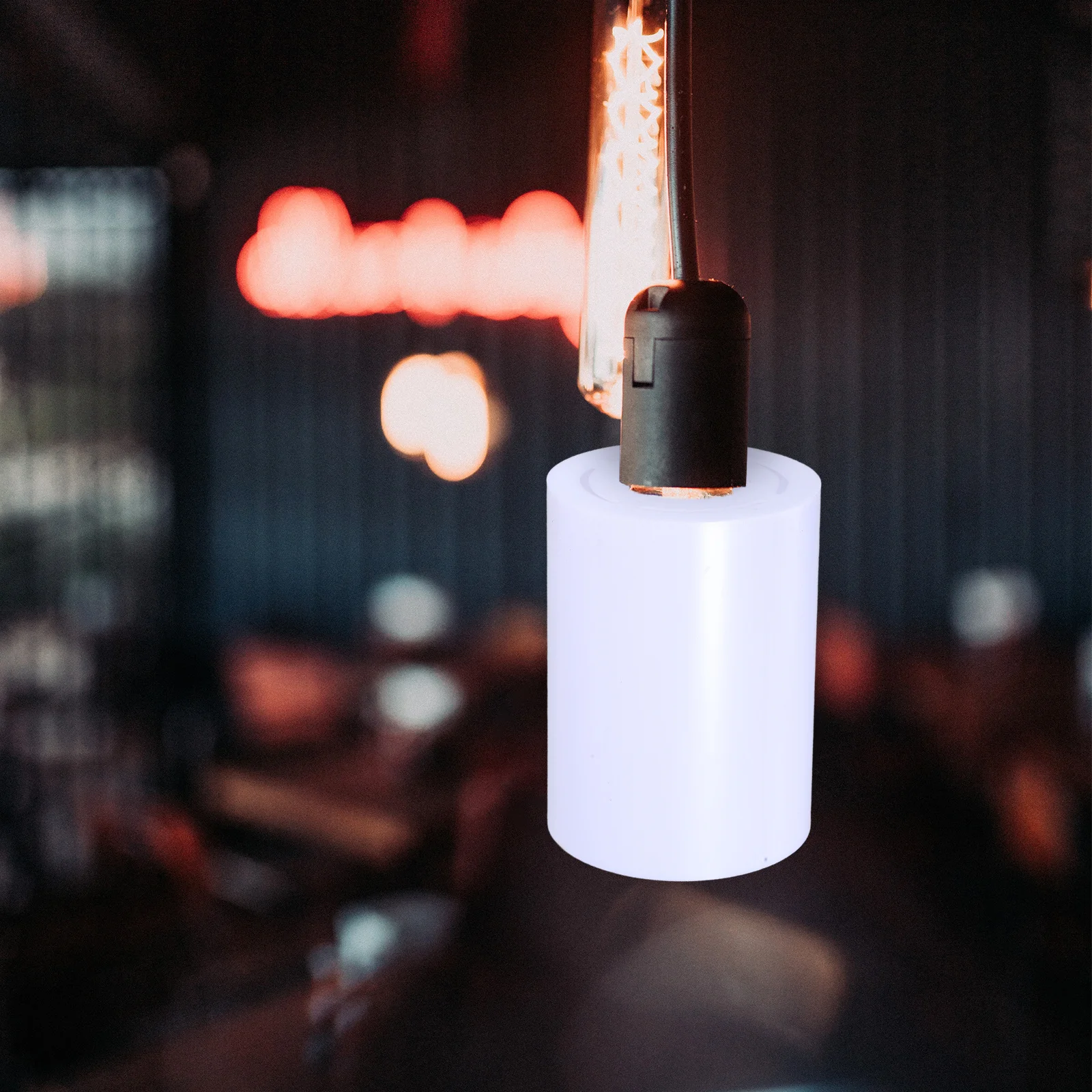 

Cylinder Lampshade White Diameter 42cm E27 Socket for Living Room Bedroom Dining Room Warm Light Fixture Replacement