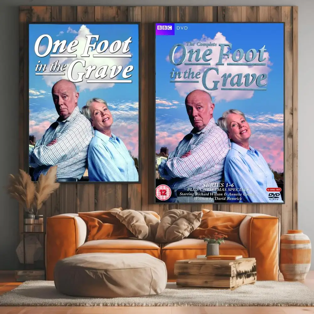 tv series O-One Foot in the Grave-E Painting Calligraphy Elegant Botanical Decor for Living Room Modern Interior Design