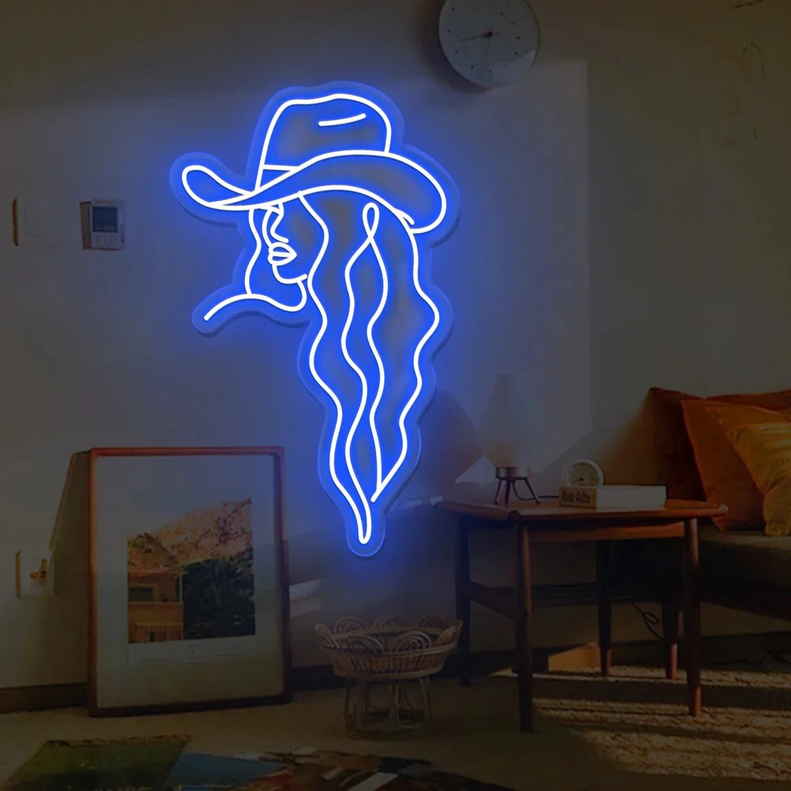 Cowgirl Led Neon Sign Cowgirl Light Decor Wall Decor Living Room Bedroom Decor Bar Led Sign Personalized Gifts Cowgirl Led Light