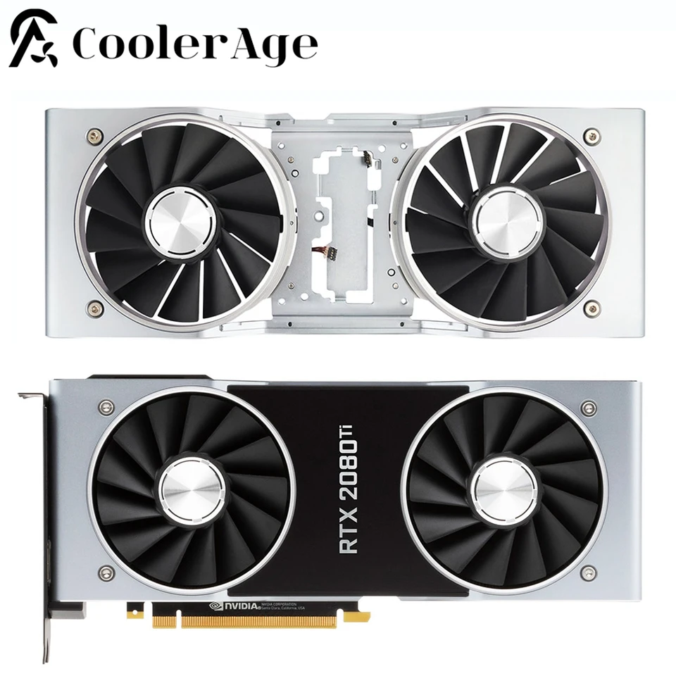 Vidoe カードファン NVIDIA GeForce RTX 2080 2080Ti ファウンダーズ