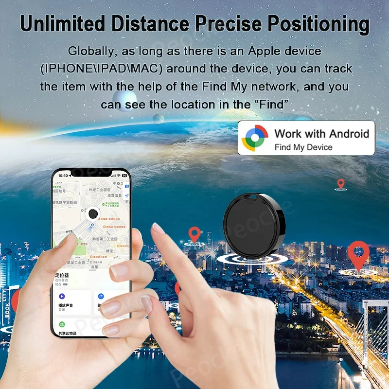 長い待機時間、盗難防止、屋外および屋内での紛失防止タグ追跡装置、Androidオペレーティングシステムの携帯電話用