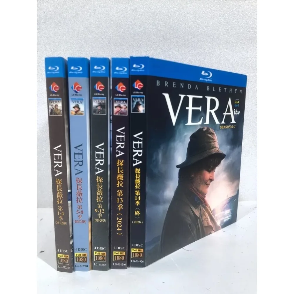 Vera Season 1-14 (2011-2025) Series : 16-Disc New Box Set Sealed BD Blu-ray Disc