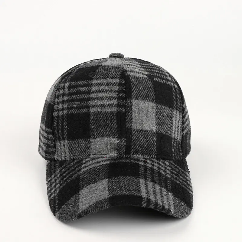 Plaid Baseball Cap For Men Women Visor Hat Adjustable Outdoor Sports Sunhat Baseball Cap hat Sports Sunhat Baseball Cap hat