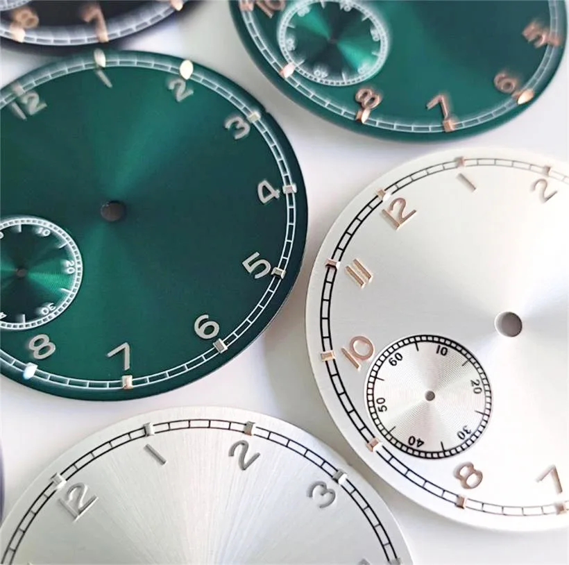 37mm Dial Silver Black Blue Silver No Night Light Dial Suitable For ETA 6497 mar-g 3600 Series Movement Watch Accessories