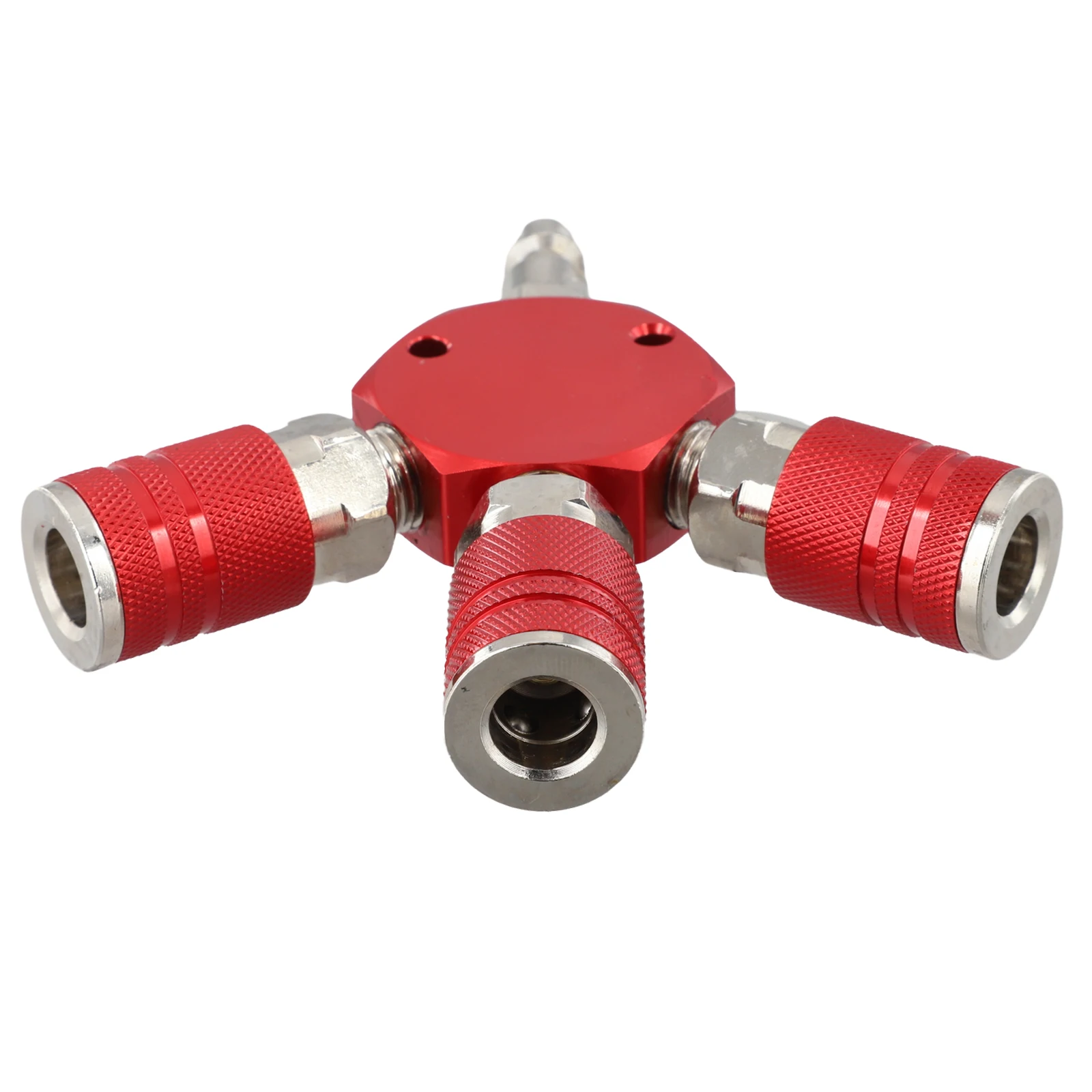 Pneumatic Couplers 3-Way Splitter 1 4 Inch NPT 3 Quick Couplers Industrial Interchange Longer Life Pneumatic Part