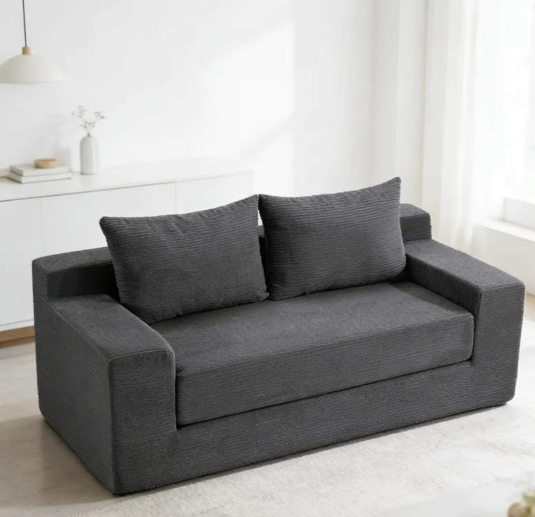 

# Factory Direct Two Sofa Wear Resistant Fabric Sofa Heavy Duty Frame Rental Home Sofa Living Room