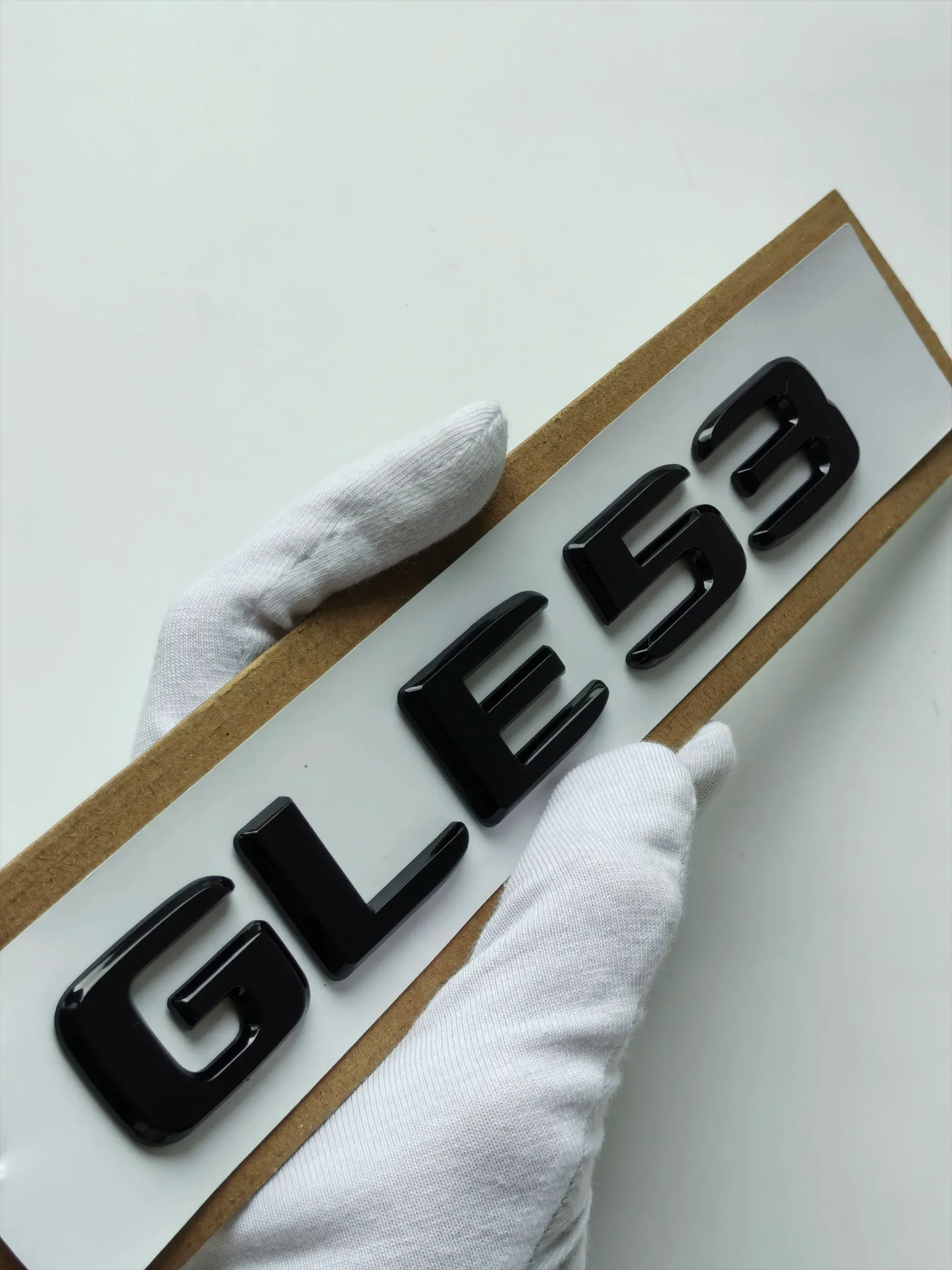 1pc car styling 3D ABS letter sticker for BENZ  BLACK GLE-class  GLE500 GLE400 GLE350  GLE450 body accessories