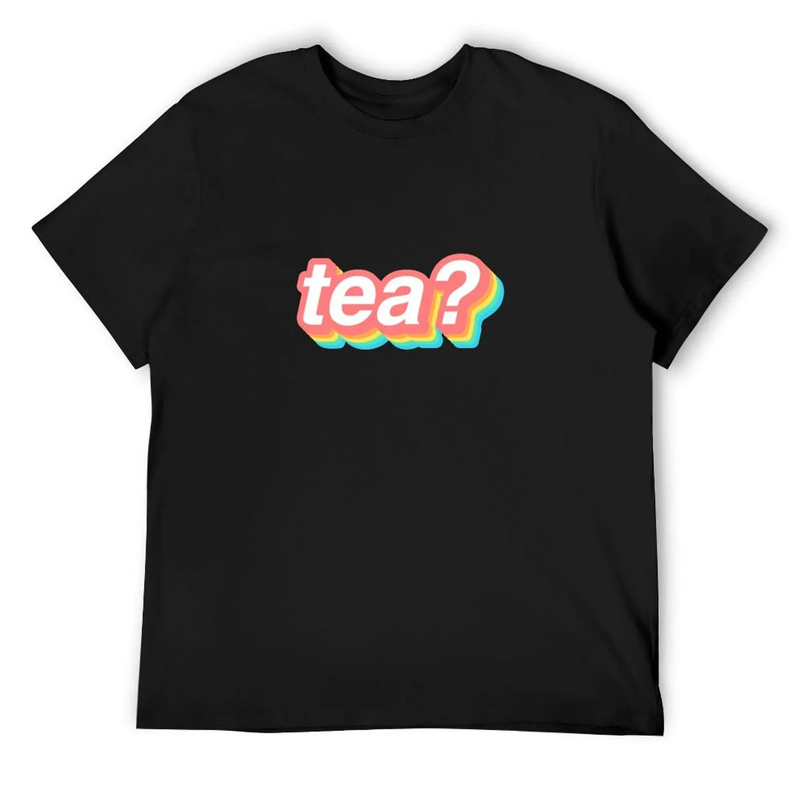 tea? (pastel) T-Shirt basketball graphic tees blanks Blouse summer top shirts men graphic