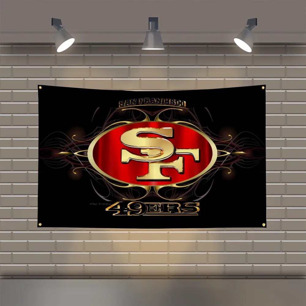 Decorative Flags and Banners San FranciscoS 49erS Garage Flag Fallout Beer for You Skateboard Outdoor Decorations Turkey Em Home