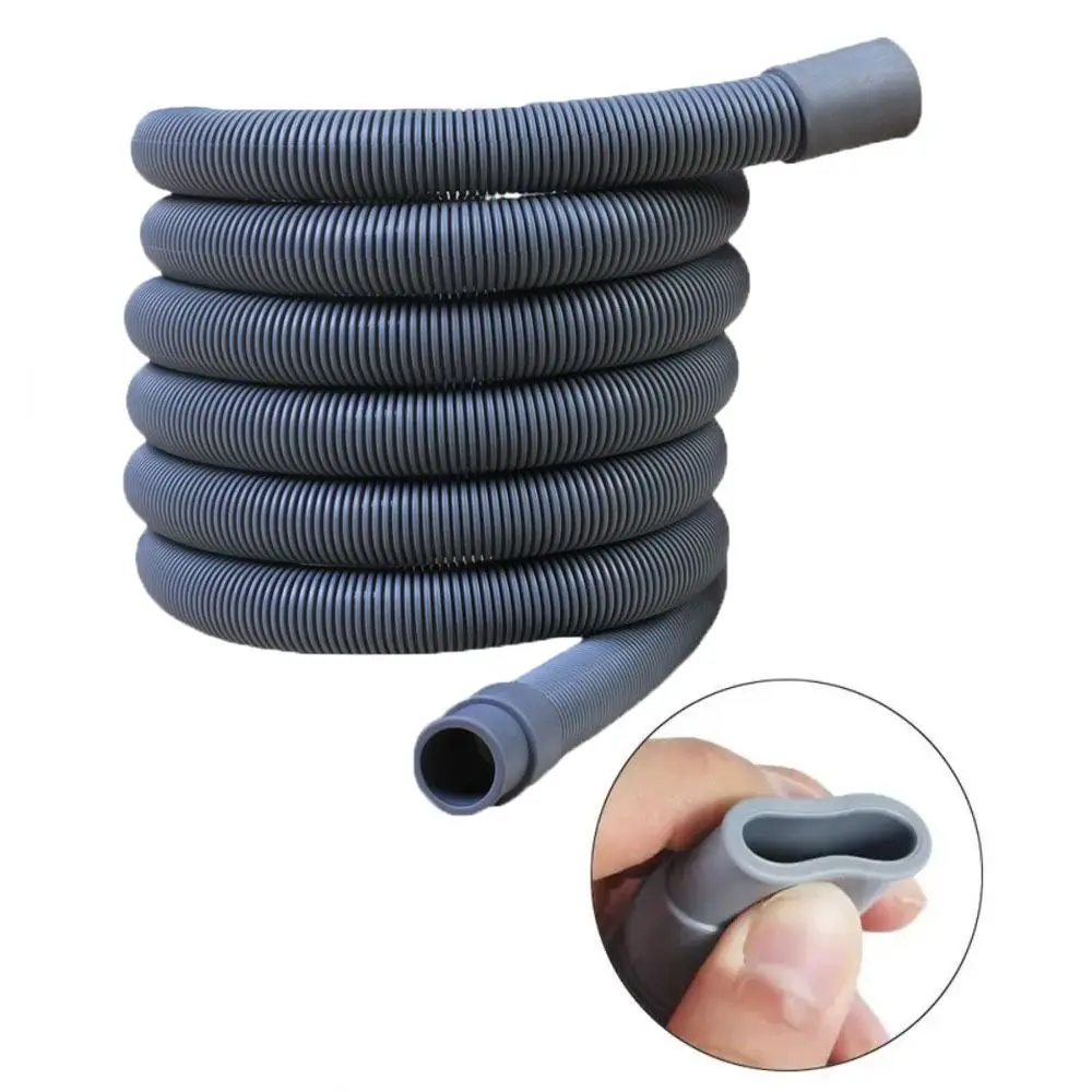 Extension Pipe Plastic Wash Machine Drain Hose Universal Grey Waste Drain Hose Durable Convenient Dryer Drain Hose Dishwasher