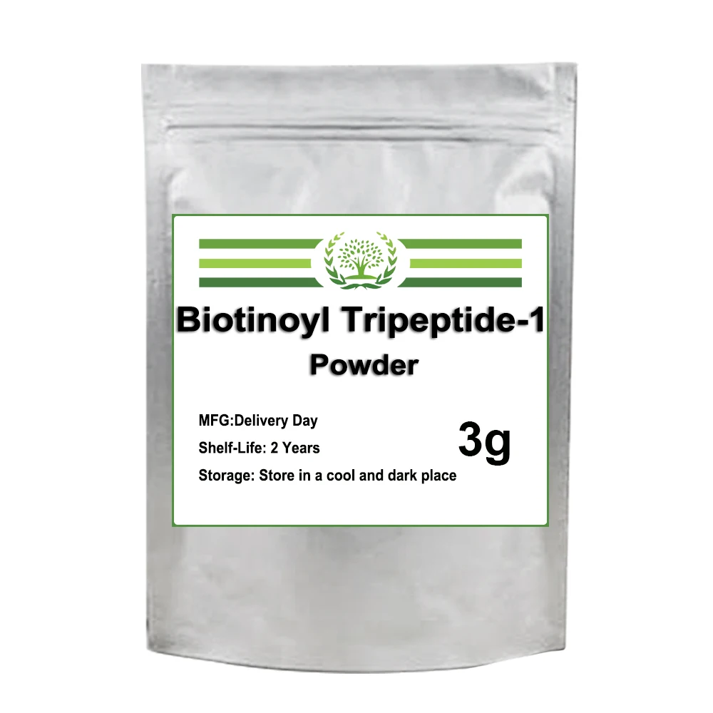 High Quality Biotinoyl Tripeptide-1 Hair Generating Peptide Biotin GHK Solid Hair Shampoo Raw Material