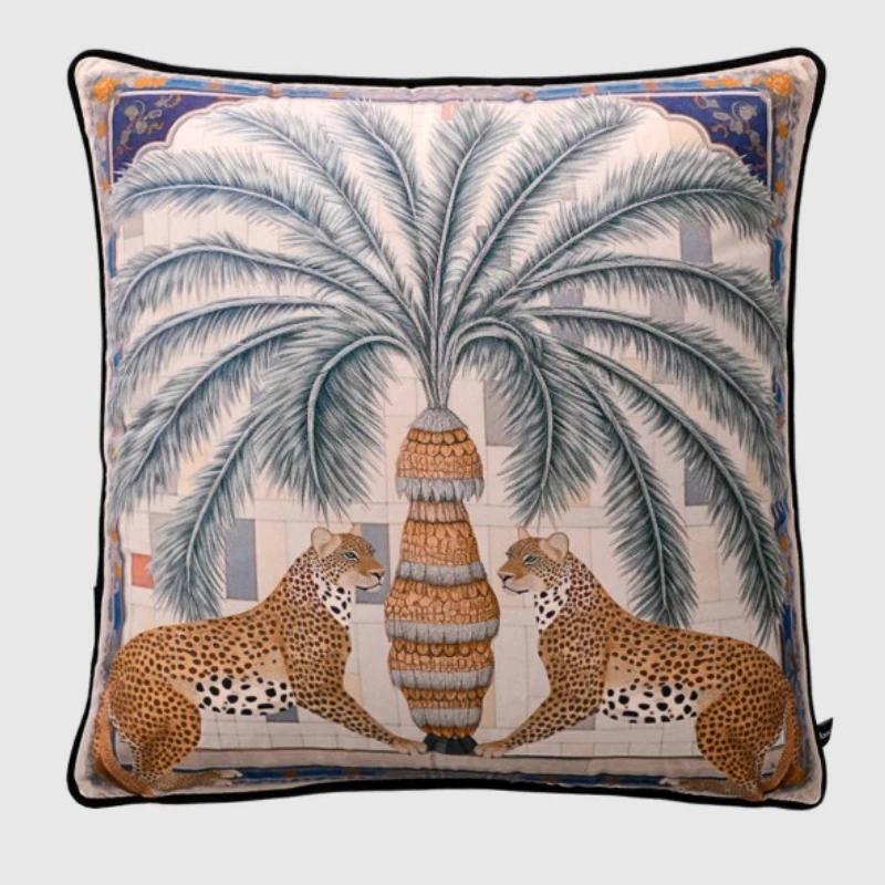 Velvet Pillow Case Home Decor Items Printed  Leopard Decorative Pillowcase Sofa Ornamental Pillows for Living Room Cushion Cover