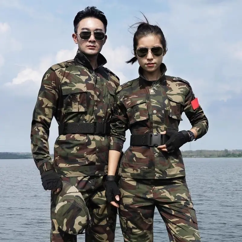 Long-sleeved Shield Lang CVC hunter camouflage suit genuine military training