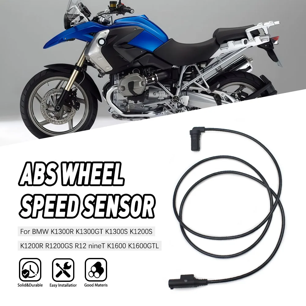 

Motorcycle Accessories Durable ABS Wheel Speed Sensor For BMW K1300R 1300GT 1300S K1200S K1200R R1200GS R12 NineT K1600 K1600GTL