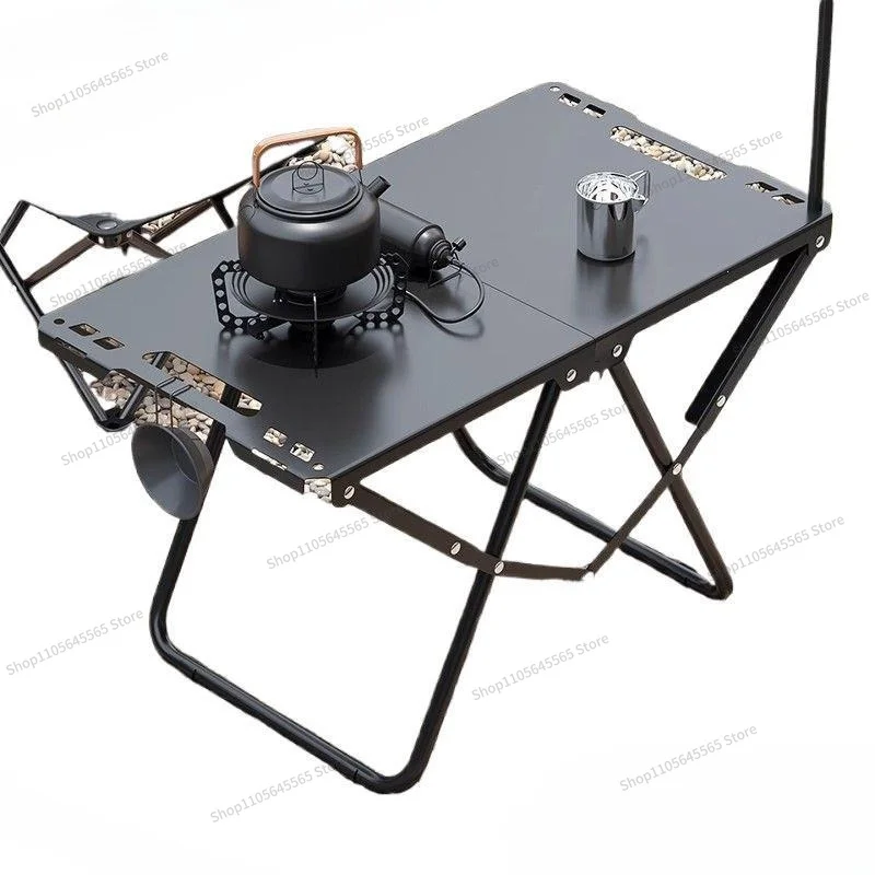 For  Outdoor Folding Table Camping Portable Table Courtyard Decoration