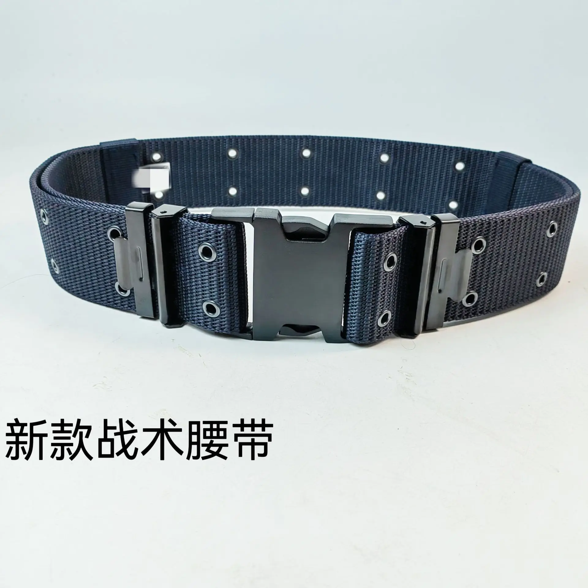 

Casual Tactical Belt for Men and Women Outer Waist Belt with Wide Woven Webbing Mesh Belt with Air Holes Nylon Training Belt