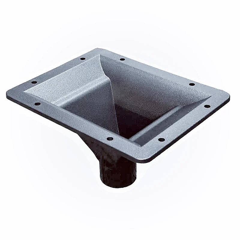 MW Audio Professional Driver Horn, quadratischer/rechteckiger Kunststoff für Bühne/Karaoke, 1" Throat mit Gewinde, Größe 195x155x114mm – Detail 4