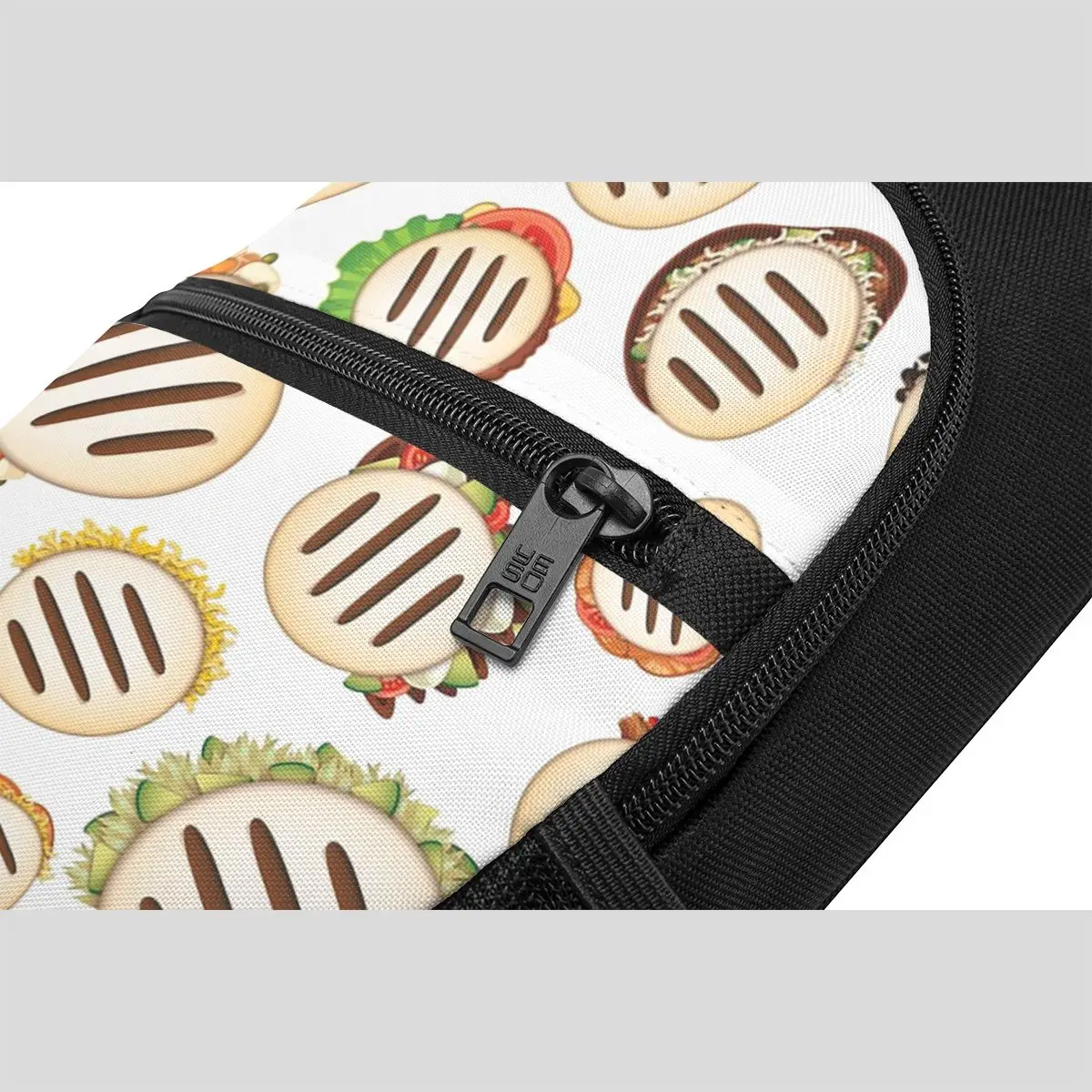 Arepas Pattern Venezuela Chest Bag Men Sling Crossbody Backpack Chest Bag Travel Hiking Daypack Shoulder Bag