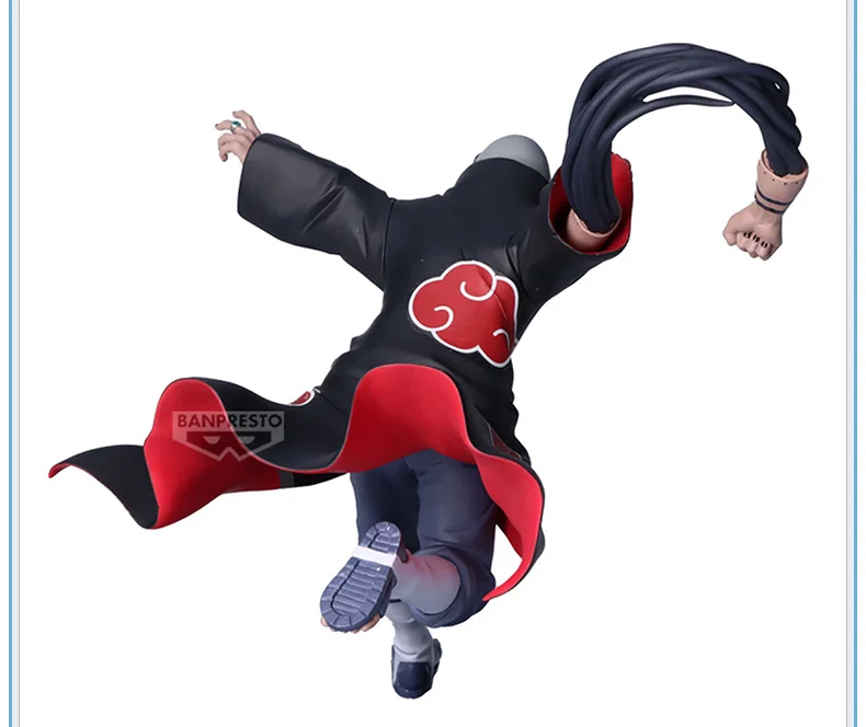 Bandai estrelas de vibração originais naruto kakuzu & dor anime figuras de ação ornamentos de mesa modelo hobbies colecionáveis