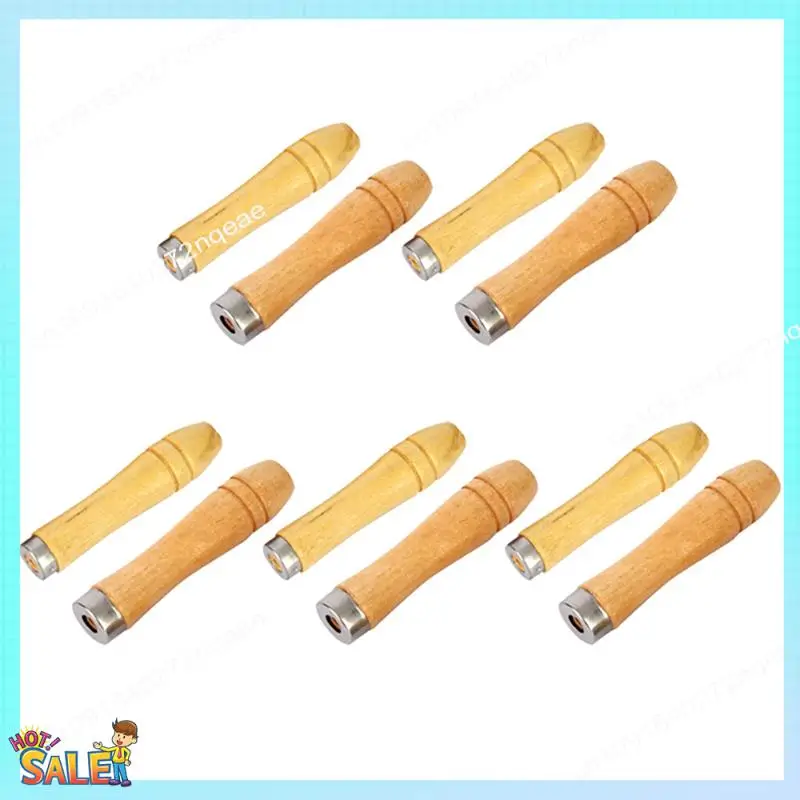 N08r conjunto de alça de arquivo de madeira kit chave de fenda mão broca arquivo lidar com conjunto kit ferramenta corte artesanato