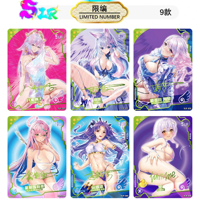 NEW Goddess Story Collection Cards Booster Box Girls Party Ultra Rare Hidden Swimsuit Series SEXR PSR Card Playing Game Toy Gift