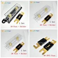 1 Juego de portafusibles ANL, fusibles atornillados, portafusibles automotrices, enlace Fusible con fusible 40A 60 80 100 120 225 275 300 400A 450A 500 AMP