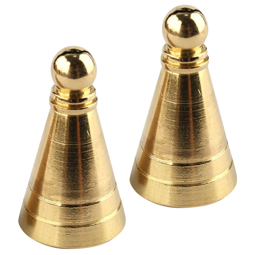 

2 Pcs Brass Tower Incense Module Mold Tool Press Cone Making DIY Portable Office