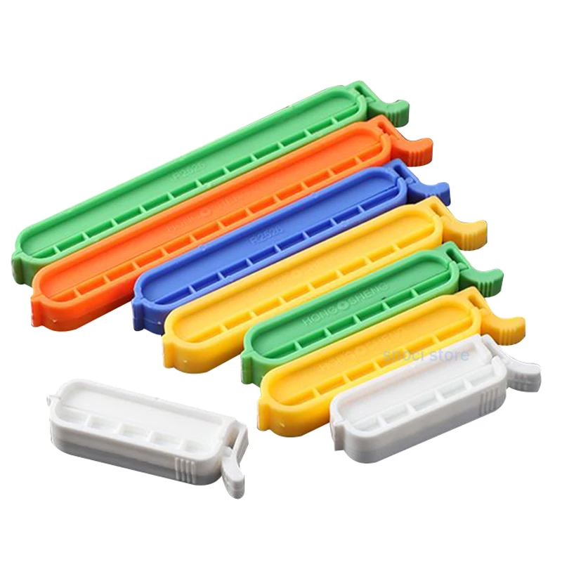 Lab Clip 4cm 6cm 8cm 10cm Plastic Laboratory Clamp Universal Dialysis PP Tubing Closure Experimental Aid Sealing Clamp 10Pcs