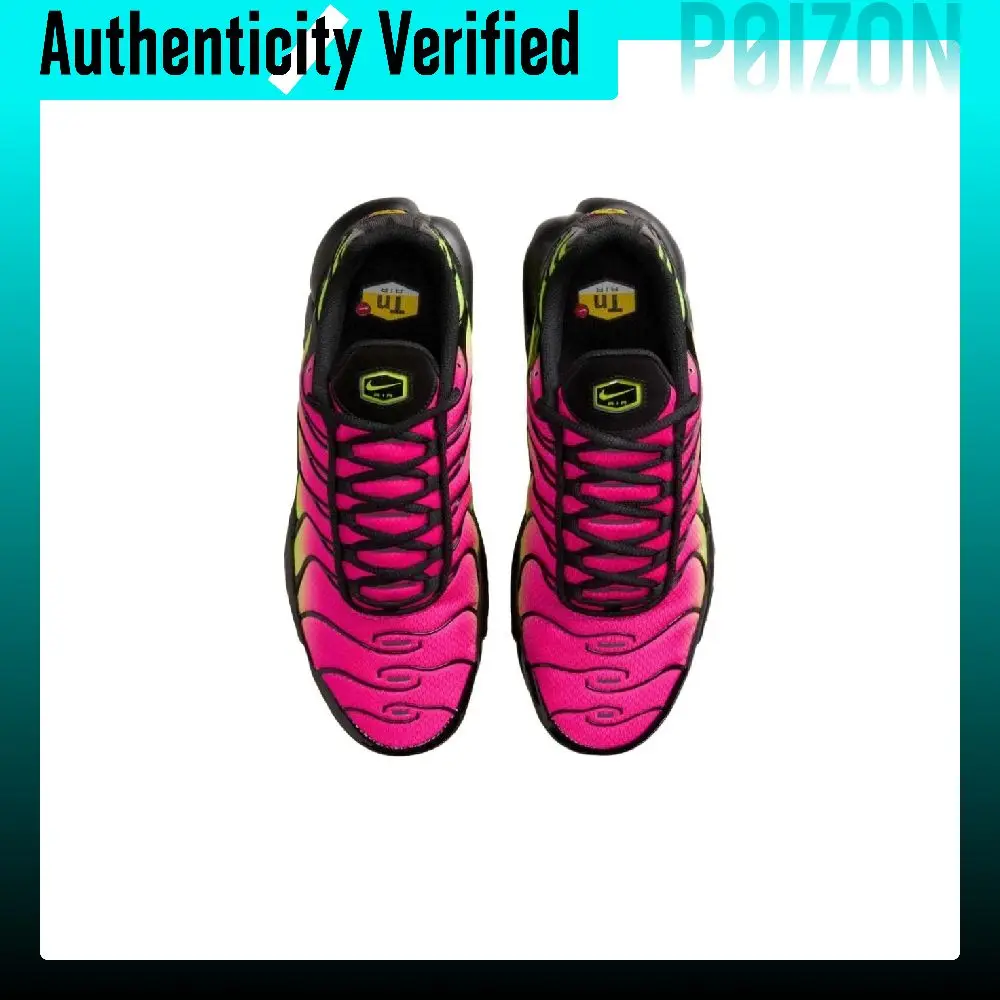 Nike Air Max Plus Zapatillas deportivas informales transpirables con soporte unisex rosa verde DM0032-027