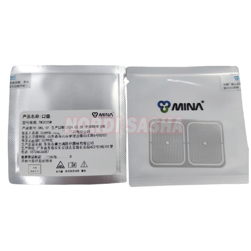 

2Pcs/Bag MINA Dental Fixture Titanium Barrier Membrane Mesh Plates GBR Dental Flexible and safety Titanium Mesh Membrane 20*25mm
