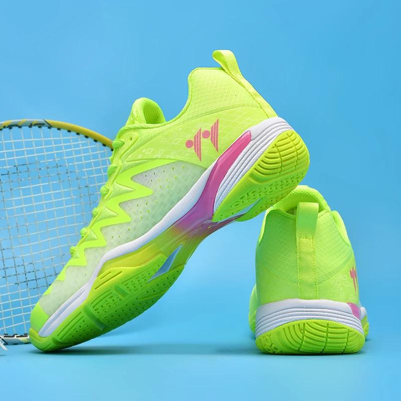 

Breathable Knit Tennis Shoes Men Women Cushion Carbon Plate Sneakers Outdoor Badminton Shoes Non-slip Athletic Walking Shoes