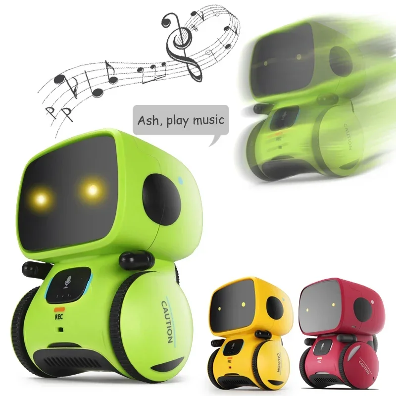 Toy Robot Voice Control Interactive Robot Cute Toy Smart Robot for Kids Dance Voice Command Touch Control Toys Birthday Gifts