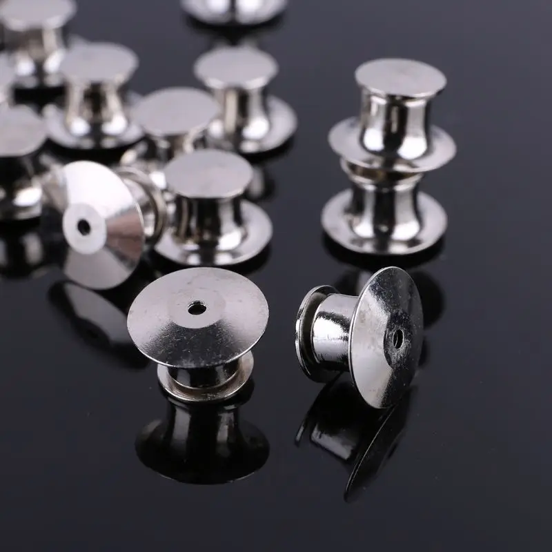 20 Pcs/pack DIY Jewelry Badge Accessories Card Flat for Head Brooch Safety Helmet Pin Plug Brooches Cover A0KD