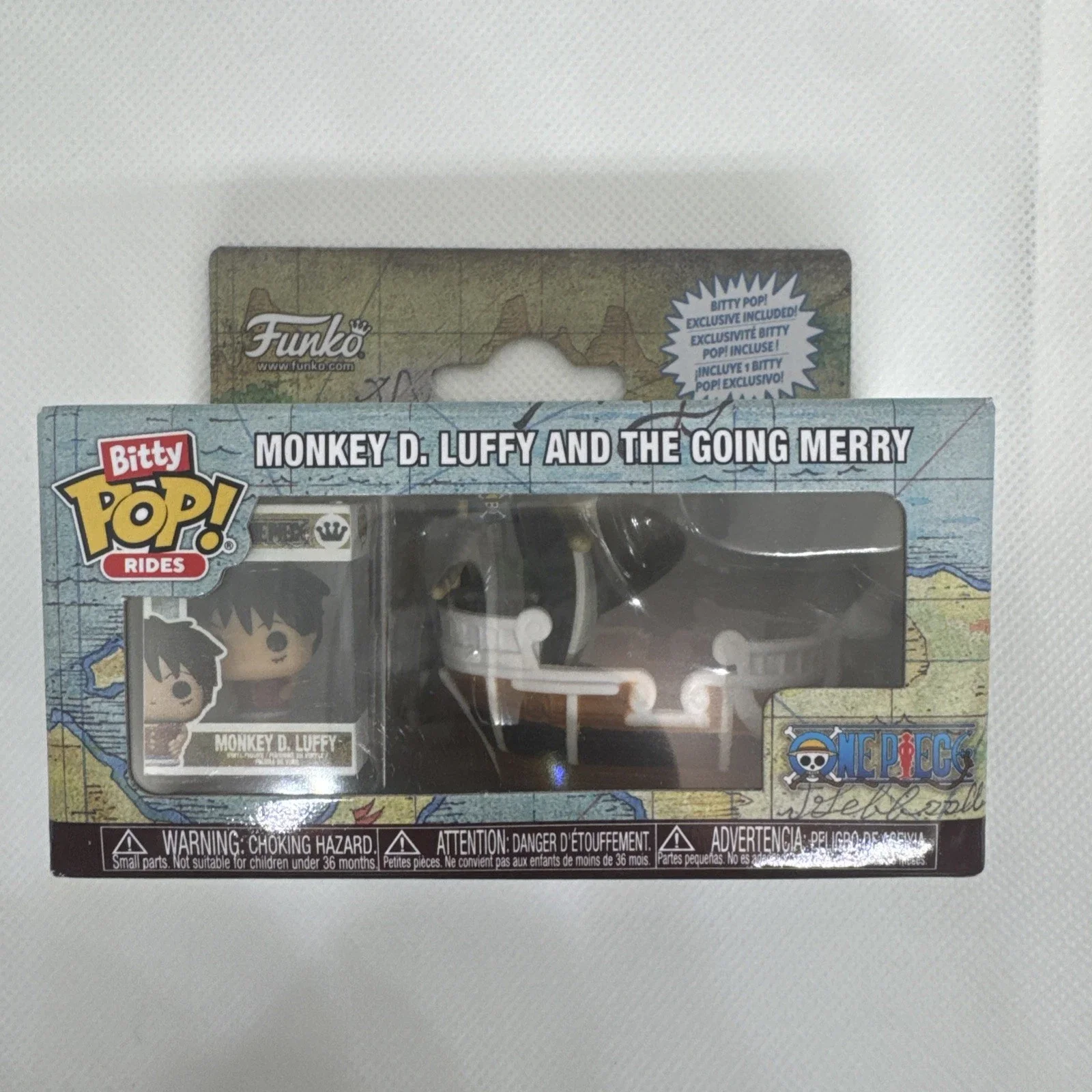 

Bitty Pop! Rides Monkey D Luffy and the Going Merry Figure Funko Pop! Official Licensed Limited Edition Figures Fans Toy Gift